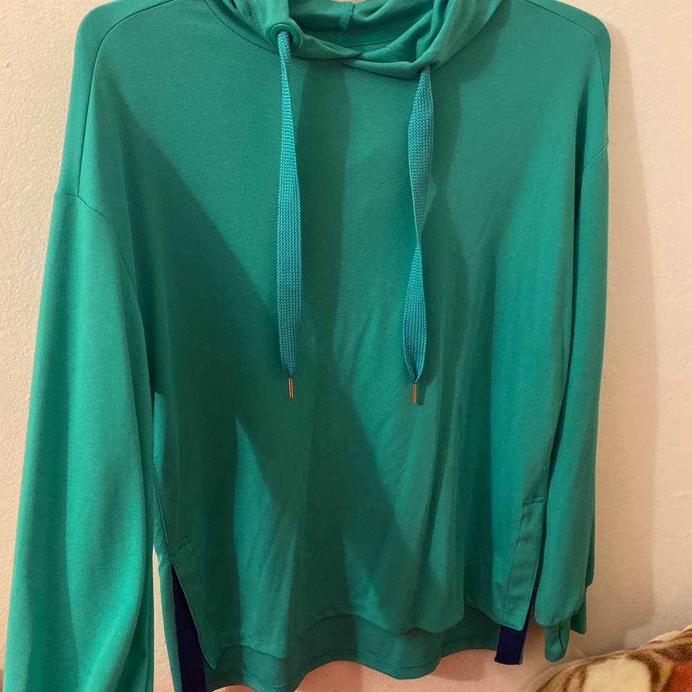 Blue hoodie sweatshirt